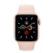 Apple Watch Series 5 (GPS) 40mm Gold Aluminum Case with Pink Sand Sport (MWV72) 3476 фото 1