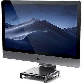 Переходник Satechi Aluminum Monitor Stand Hub Space Gray for iMac (ST-AMSHM) 3684 фото