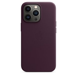 Чохол Apple Leather Case with MagSafe Dark Cherry (MM1A3) для iPhone 13 Pro 4119 фото