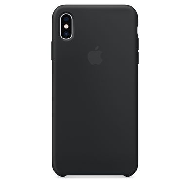 Силиконовый чехол Apple iPhone XS Max Silicone Case (MRWE2) Black 2112 фото