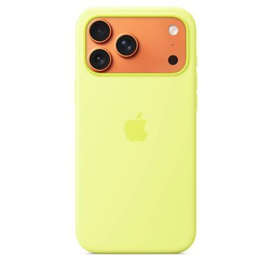 Чехол Apple iPhone 17 Pro Silicone Case with MagSafe - Neon Yellow (MGFF4)