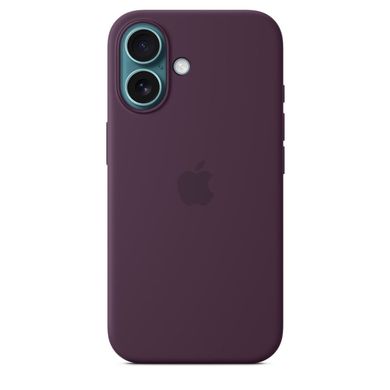 Чехол Apple iPhone 16 Silicone Case with MagSafe - Plum (MYY43)