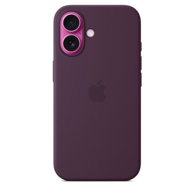 Чехол Apple iPhone 16 Silicone Case with MagSafe - Plum (MYY43)