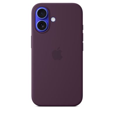 Чехол Apple iPhone 16 Silicone Case with MagSafe - Plum (MYY43)