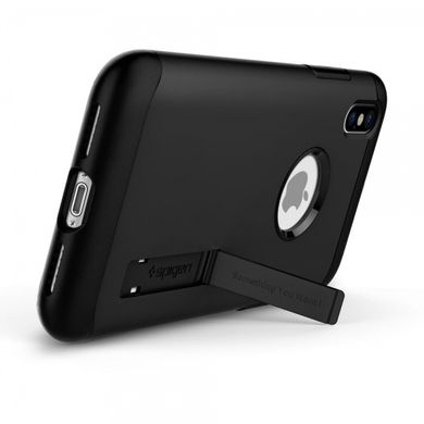 Чохол Spigen Slim Armor Black для iPhone X 1301 фото