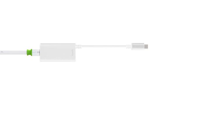 Переходник для MacBook Moshi USB-C to Gigabit Ethernet Adapter Silver (99MO084203) 1731 фото