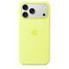 Чехол Apple iPhone 17 Pro Silicone Case with MagSafe - Neon Yellow (MGFF4)