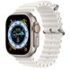 Смарт-часы Apple Watch Ultra 49mm (GPS + Cellular) Titanium Case with White Ocean Band (MNHF3) 4410 фото 1