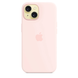 Чохол Apple iPhone 15 Silicone Case with MagSafe - Light Pink (MT0U3) 7843 фото 4