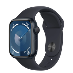 Apple Watch Series 9 GPS 41mm Midnight Aluminum Case with Midnight Sport Band - M/L (MR8X3) 4453 фото