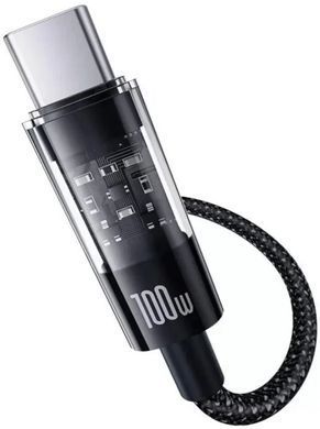 Кабель Baseus Gem Fast-Charging Data Cable Type-C to Type-C 100W 1m Black (P10373000111-00) 20033 фото