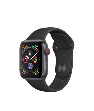 Apple Watch Series 4 (GPS+LTE) 40mm Space Gray Aluminum Case with Black Sport Band (MTUG2) 2060 фото