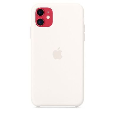 Чохол Apple Silicone Case для iPhone 11 Soft White (MWVX2) 3671 фото