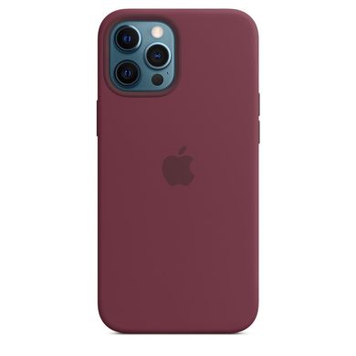 Чехол Apple Silicone Case with MagSafe Plum (MHLA3) для iPhone 12 Pro Max 3839 фото