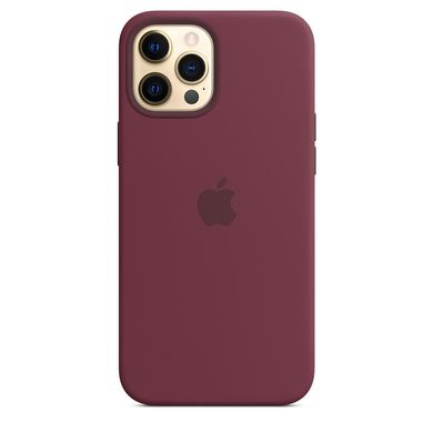Чохол Apple Silicone Case with MagSafe Plum (MHLA3) для iPhone 12 Pro Max 3839 фото
