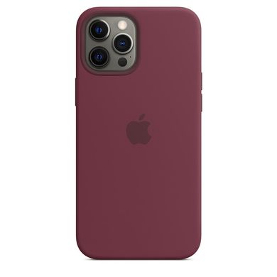 Чехол Apple Silicone Case with MagSafe Plum (MHLA3) для iPhone 12 Pro Max 3839 фото