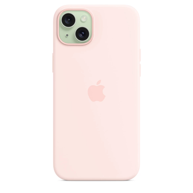 Чехол Apple iPhone 15 Plus Silicone Case with MagSafe - Light Pink (MT143) 7829 фото
