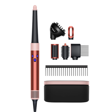 Стайлер для вьющихся волос Dyson Airwrap i.d. Multi-Styler and Dryer Curly to Coily - Strawberry Bronze/Blush Pink (581137-01) EU 80023 фото