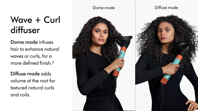 Стайлер для вьющихся волос Dyson Airwrap i.d. Multi-Styler and Dryer Curly to Coily - Strawberry Bronze/Blush Pink (581137-01) EU 80023 фото