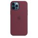 Чохол Apple Silicone Case with MagSafe Plum (MHLA3) для iPhone 12 Pro Max 3839 фото 1
