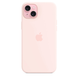 Чохол Apple iPhone 15 Plus Silicone Case with MagSafe - Light Pink (MT143) 7829 фото 5