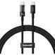 Кабель Baseus Gem Fast-Charging Data Cable Type-C to Type-C 100W 1m Black (P10373000111-00) 20033 фото 1