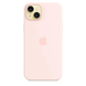 Чохол Apple iPhone 15 Plus Silicone Case with MagSafe - Light Pink (MT143) 7829 фото 3