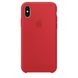 Силиконовый чехол Apple для iPhone X PRODUCT (RED) (MQT52)  1287 фото 1