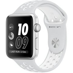Ремінець Nike+ Apple Watch 38/40 mm Pure Platinum/White Nike Sport Band (High Copy) 2310 фото