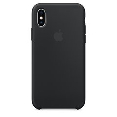 Чохол силіконовий Apple iPhone XS Silicone Case (MRW72) Black 4113 фото