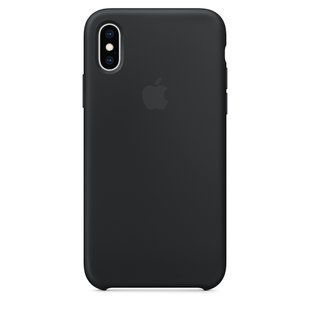 Чохол силіконовий Apple iPhone XS Silicone Case (MRW72) Black 4113 фото