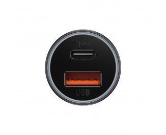 Автомобильное зарядное устройство Baseus Golden Contactor Max USB 60W Black (CGJM000113) 3886 фото
