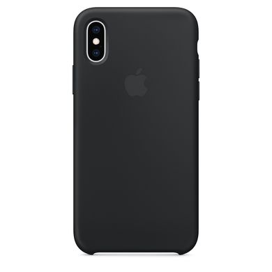 Чехол силиконовый Apple iPhone XS Silicone Case (MRW72) Black 4113 фото