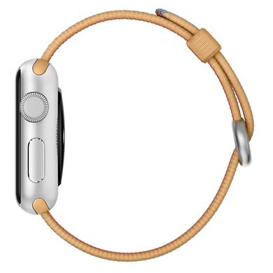 Ремінець Apple 38mm Gold/Royal Blue Woven Nylon для Apple Watch 405 фото