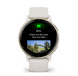 Смарт-годинник Garmin vivoactive 5 Cream Gold Aluminum Bezel with Ivory Case and Silicone Band (010-02862-11)