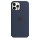 Чохол Apple Silicone Case with MagSafe Deep Navy (MHLD3) для iPhone 12 Pro Max 3840 фото 4
