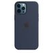Чехол Apple Silicone Case with MagSafe Deep Navy (MHLD3) для iPhone 12 Pro Max 3840 фото 1