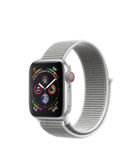 Apple Watch Series 4 (GPS+LTE) 40mm Silver Aluminum Case with Seashell Sport Loop (MTUF2)