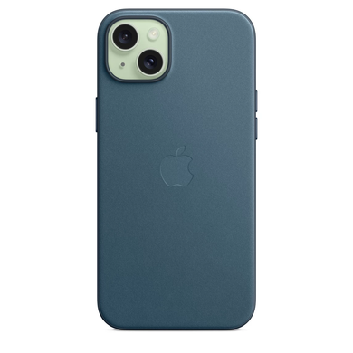 Чехол Apple iPhone 15 Plus FineWoven Case with MagSafe - Pacific Blue (MT4D3) 7831 фото