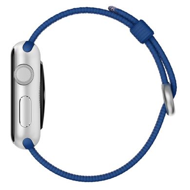 Ремешок Apple 38mm Royal Blue Woven Nylon для Apple Watch ( MLKV2 ) 406 фото