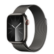 Apple Watch Series 9 GPS + Cellular 45mm Graphite Stainless Steel Case with Graphite Milanese Loop (MRMX3) 4489 фото 1
