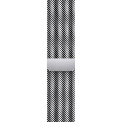 Apple Watch Series 9 GPS + Cellular 45mm Silver Stainless Steel Case with Silver Milanese Loop (MRMQ3) 4490 фото