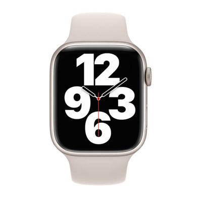 Ремінець Apple Sport Band Starlight для Apple Watch 42/44/45mm (MKUU3) 4281 фото