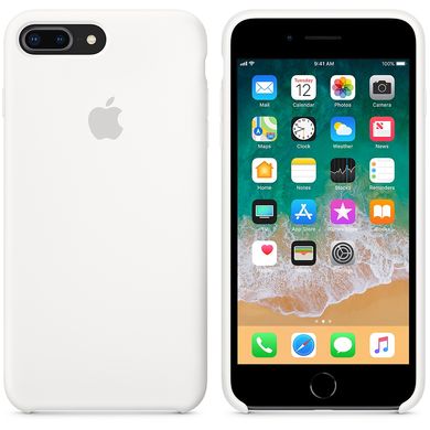 Чохол Apple Silicone Case White (MQGX2) для iPhone 8 Plus / 7 Plus 3425 фото