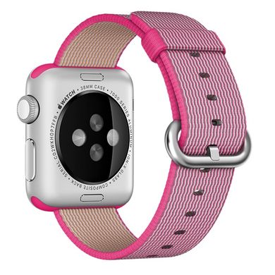 Ремінець Apple 38mm Pink Woven Nylon для Apple Watch 407 фото