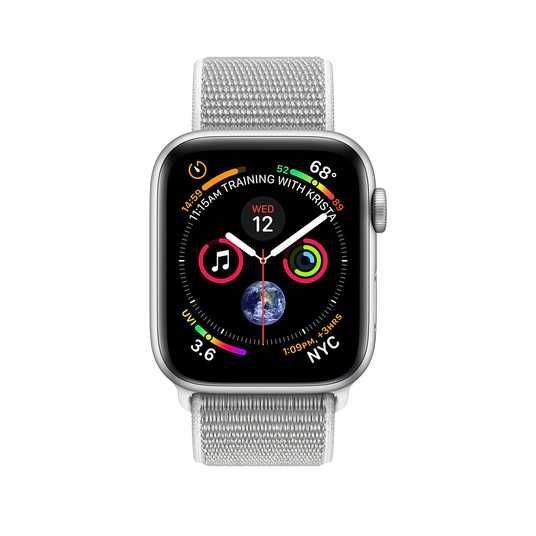 Apple Watch Series 4 (GPS+LTE) 44mm Silver Aluminum Case with