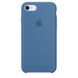 Силиконовый оригинальный чехол Apple Silicone Case Denim Blue (MRFR2) для iPhone 8/7 1863 фото 1