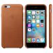 Чехол Apple Leather Case Saddle Brown (MKXC2) для iPhone 6/6s Plus 306 фото 3