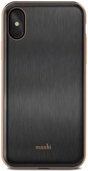 Чехол Moshi iGlaze Ultra Slim Snap On Case Armour Black (99MO101001) для iPhone X