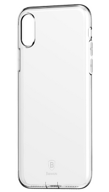 Силиконовый чехол Baseus Simple Series TPU Case прозрачный для iPhone X 1456 фото